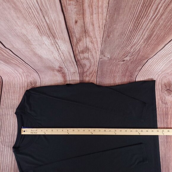 Kit and Ace Womens Size Large Black Long Sleeve Crewneck T-Shirt Tee Top - Picture 12 of 12